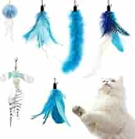 ねこじゃらし 楽天市場】猫おもちゃ ねこじゃらし 羽 昆虫 ふわふわ 交換用